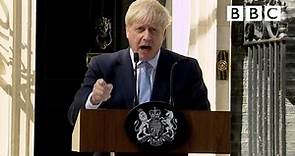 Boris Johnson's first speech as Prime Minister | FULL SPEECH - BBC