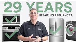 Best Appliances Recommended by a Repair Technician of 29 Years