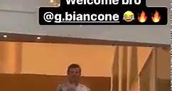 Nottingham Forest new boy Giulian Biancone sings his initiation song