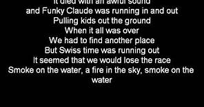 Deep purple: Smoke on the water(Lyrics)