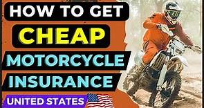How to Get Cheap Motorcycle Insurance Online in United States 2024 | Affordable Insurance for Riders