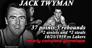 Jack Twyman - 37 points 5 rebounds - SHOOTING CLINIC!
