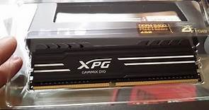 Adata DDR4 XPG Memory Module GAMMIX D10 Unboxing