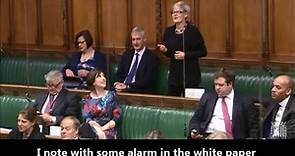 Kate Green MP questions the Secretary of State in the debate o...