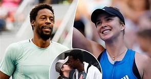 Elina Svitolina checks in on husband Gael Monfils during her own US Open match