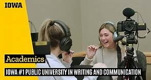 Iowa Ranked the Top Public University in Writing and Communication