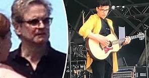 Colin Firth overcome with pride as son Luca makes Isle Of Wight Festival debut