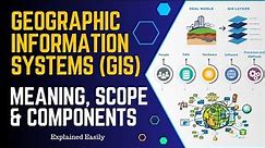 Geographic Information Systems(GIS) : Meaning, Definition & Scope | Components of GIS