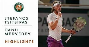Stéfanos Tsitsipás vs Daniil Medvedev - Quarterfinals Highlights I Roland-Garros 2021