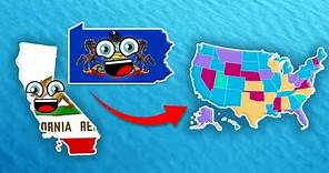 US States Ranked By Population Size! | KLT Geography