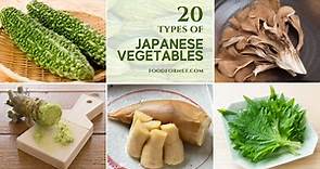 20 Types of Japanese Vegetables | Food For Net