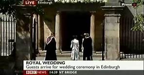 Royal Wedding: Zara Phillips Weds Mike Tindall - part 1