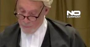 British lawyer defending Israel at the ICJ lost his papers during his statements
