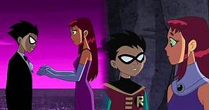 Robin and Starfire Moments - Teen Titans Season 2