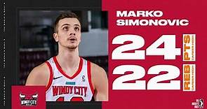 Marko Simonovic (24 points) Highlights vs. Westchester Knicks
