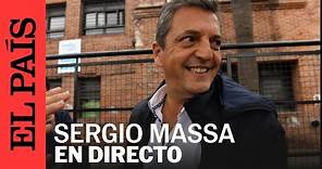 DIRECTO | ELECCIONES 2023 | Sergio Massa en vivo con sus simpatizantes | EL PAÍS