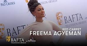 Freema Agyeman was super excited to return to the UK to film Dreamland | BAFTA TV Awards 2023