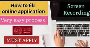 How to fill online application form | Step by Step admission process | Study in Italy 🇮🇹