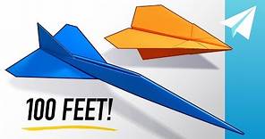 5 Easy Paper Airplanes that Fly REALLY Far! — How to Make the Easiest Paper Airplanes