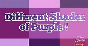 How to get Different Shades of Purple| Mixing colour ideas| Icing colors