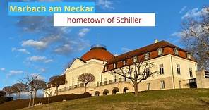 Marbach am Neckar, Germany walking tour around hometown of Schiller and Mayer