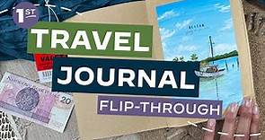 Flipping Through my First Travel Journal — What I Learned & What I’m Changing