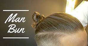 Men's Hairstyles - How to make a Man Bun - MAN BUN TUTORIAL