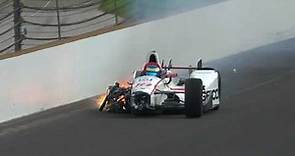 Sebastien Bourdais Turn 2 Incident During Indy 500 Qualifying