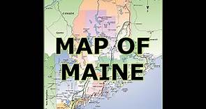 MAP OF MAINE