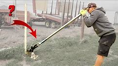 Can You Pull Up Fence Posts In Concrete?