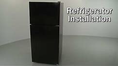 Whirlpool Refrigerator Installation (Model WRT318FMDB)