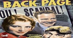 Back Page (1934) | Full Movie | Peggy Shannon | Russell Hopton | Claude Gillingwater