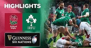 England v Ireland | Match Highlights | 2022 Guinness Six Nations