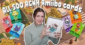 ALL 509 Animal Crossing Amiibo Cards | Animal Crossing New Horizons