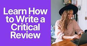 How to Write a Critical Review the Easiest Way