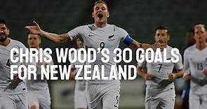 All of Chris Wood's goals to break the all-time scoring record