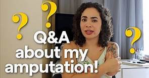I answered the most asked questions about my amputation - Renata Lorena
