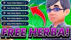 How to get GIFT HERBA MYSTICA in The Teal Mask Pokemon Scarlet and Violet DLC
