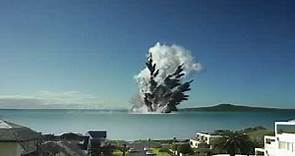湯加海底火山爆發