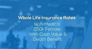 Whole Life Insurance Rates [Charts & Prices 2019]