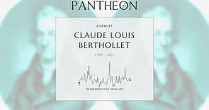 Claude Louis Berthollet Biography - French chemist (1748–1822)