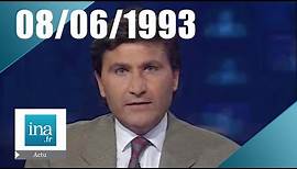 20h France 2 du 8 juin 1993 - Mort de René Bousquet | Archive INA