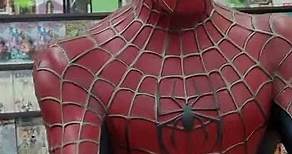 Spider-Man life size statue at TATE'S Comics + Toys + More