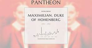 Maximilian, Duke of Hohenberg Biography - Son of Archduke Franz Ferdinand (1902–1962)