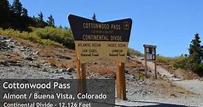 Cottonwood Pass Hike - Colorado - GoPro 4K - Sept 2019