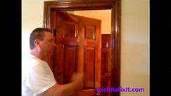 How to Adjust a Door: Door Adjustment with Hinges