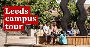 Campus tour of the University of Leeds