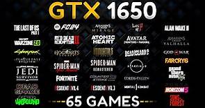 GTX 1650 Test in 65 Games in 2024🔥
