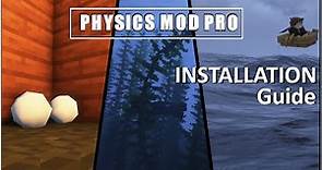 Physics Mod Forge and Fabric Install guide (Minecraft 1.19)