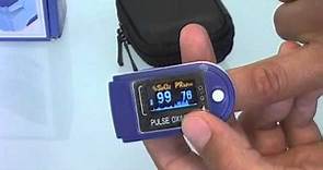 Pulsiossimetro a dito con display orientabile SAT 200